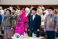 Emil Elestianto Dardak saat pelantikan Pengurus Wilayah MES Jawa Timur periode 2026–2031 di Surabaya, Sabtu (26/9/2026). (Dok. Ho/RadarBangsa.co.id)