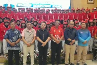 Bupati Jember Gus Fawait melepas kontingen JMB di Pendopo Wahyawibawagraha, Senin (31/8/2026). (Dok Ho/RadarBangsa.co.id)