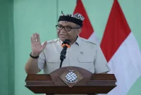 Wamenaker Afriansyah Noor memberikan pengarahan kepada peserta pemagangan ke Jepang di Banyuwangi, Selasa (22/9/2026). (Dok. Ho/RadarBangsa.co.id).