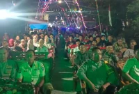 Pengamanan pentas seni HUT RI di Blumbungan, 31/8/2026. (Dok Ho/RadarBangsa.co.id)