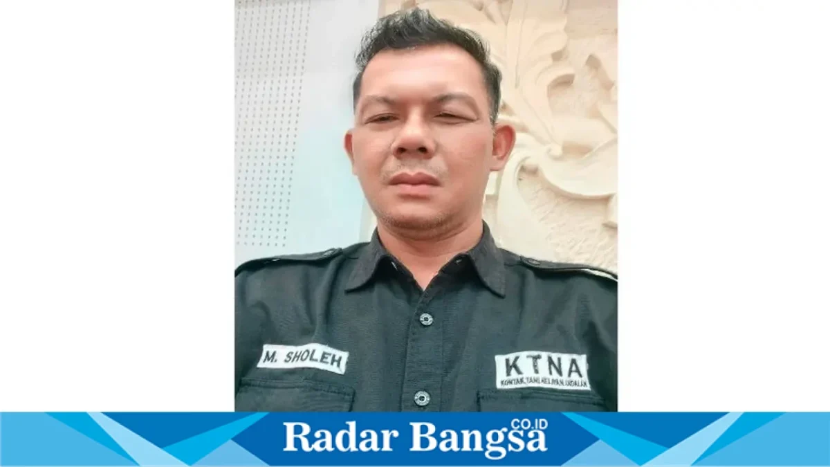 Ketua KTNA Jember Mohammad Sholeh menyampaikan komitmen penguatan sinergi KTNA, Jember, Senin (21/9/2026). (Dok. Ho/RadarBangsa.co.id)