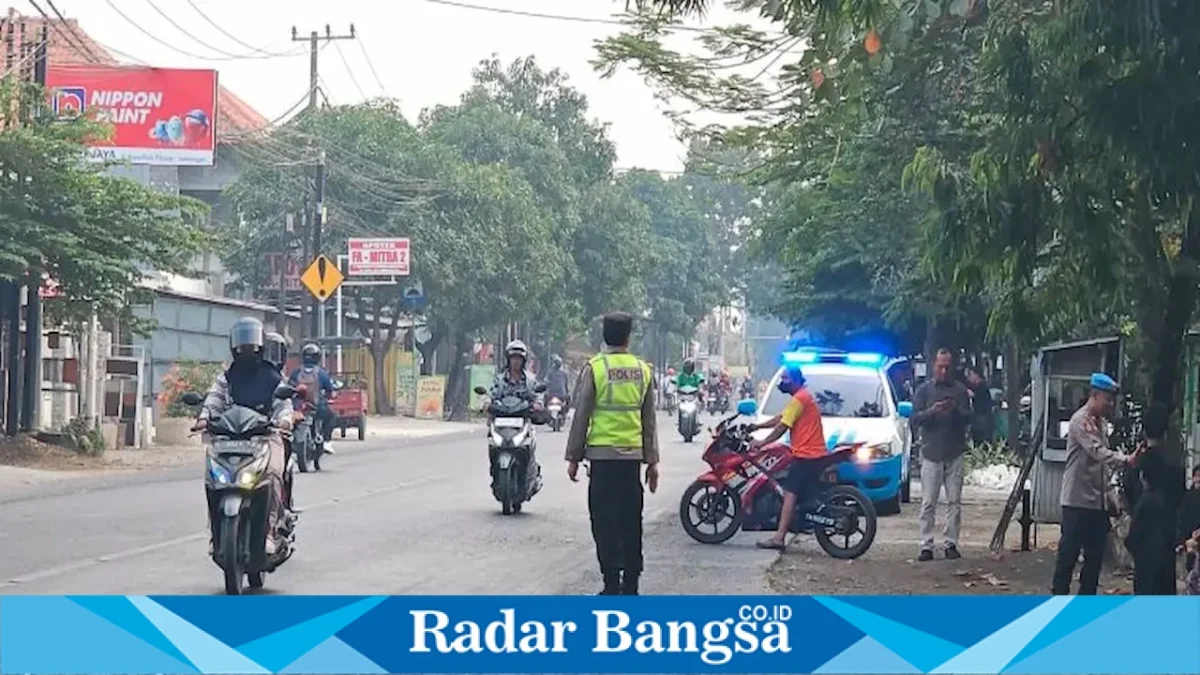 Personel Polsek Tikung melaksanakan Commander Wish pagi di tiga titik aktivitas masyarakat, Kamis (10/9/2026). (Foto Dok Ho/RadarBangsa.co.id)