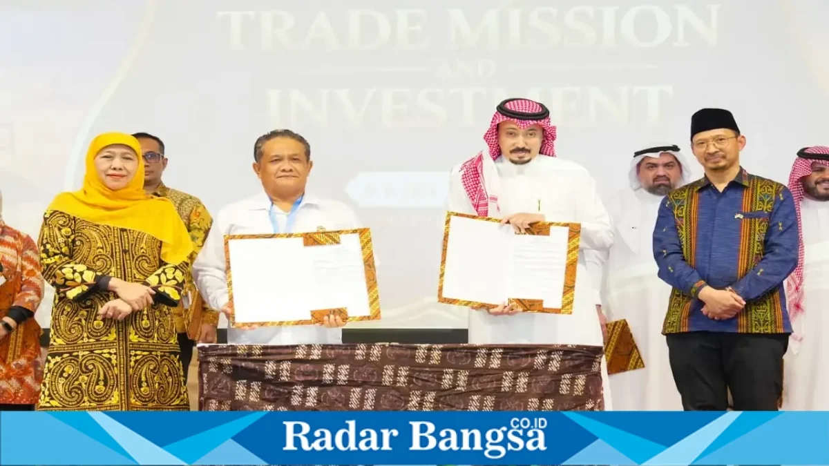 Gubernur Jawa Timur Khofifah Indar Parawansa memimpin Misi Dagang dan Investasi Jawa Timur di Jeddah, Arab Saudi, Kamis (24/9). (Dok. Ho/RadarBangsa.co.id)