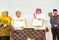 Gubernur Jawa Timur Khofifah Indar Parawansa memimpin Misi Dagang dan Investasi Jawa Timur di Jeddah, Arab Saudi, Kamis (24/9). (Dok. Ho/RadarBangsa.co.id)