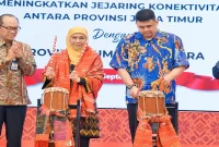 Gubernur Jawa Timur Khofifah Indar Parawansa saat memimpin Misi Dagang dan Investasi Jawa Timur-Sumatera Utara di Medan, Selasa (29/9/2026). (Dok. Ho/RadarBangsa.co.id)