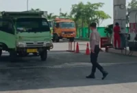 Patroli obvit Polsek Tikung di wilayah Kecamatan Tikung, Selasa (1/9/2026). (Dok HO/RadarBangsa.co.id)