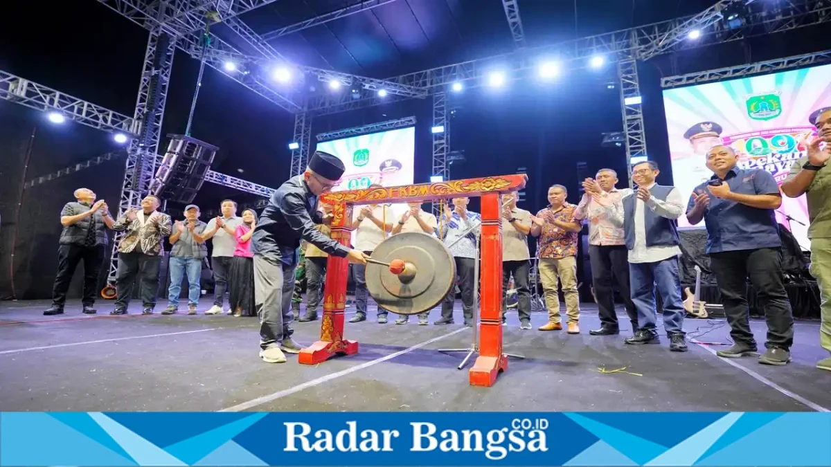 Wakil Bupati Pasuruan Shobih Asrori membuka Pekan Raya Pasuruan 2026 di Kabupaten Pasuruan, Senin (21/9/2026). (Dok. Ho/RadarBangsa.co.id)
