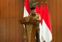 Wabup Bangkalan Moh. Fauzan Ja’far saat rapat paripurna, Senin (31/8/2026). (Dok Ho/RadarBangsa.co.id)