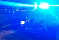 Petugas Polsek Tikung melaksanakan patroli Blue Light di wilayah Tikung, Lamongan, Rabu (16/9/2026) malam. (Dok. Ho/RadarBangsa.co.id)