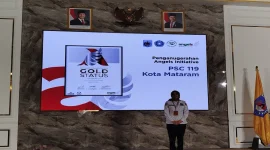 PSC 119 RSUD HMR saat penguatan layanan emergency stroke di Mataram, Rabu (16/9/2026).