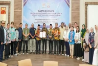 Lia Istifhama saat kunjungan kerja Komite I DPD RI di Kantor Gubernur Sulawesi Selatan, Makassar, Senin (21/9/2026). (Dok. Ho/RadarBangsa.co.id)