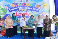 TPA Lovely Daycare dilaunching Pemerintah Kabupaten Lamongan di Kelurahan Tlogoanyar, Rabu (30/9/2026). (Dok. Ho/RadarBangsa.co.id)