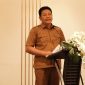 Bupati Sidoarjo H. Subandi saat membuka Sosialisasi Tata Kelola Pokok-Pokok Pikiran DPRD Kabupaten Sidoarjo di Sun Hotel Sidoarjo, Senin (19/10/2026). (Dok. Ho/RadarBangsa.co.id)