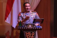 Kapolri Jenderal Polisi Suyudi Ario Seto saat memberikan pembekalan kepada peserta P4N Angkatan 70 di Lemhannas RI, Jakarta. (Dok. Ho/RadarBangsa.co.id)