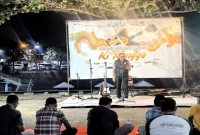 Kepala Dinas Pertanian dan Ketahanan Pangan Kabupaten Bondowoso, Mulyadi, saat mengikuti Media & Creator Gathering “Bondowoso Republik Kopi” di Sentra Kuliner Ronggo, Bondowoso, Jumat (2/10/2026). (Dok. Sukri/RadarBangsa.co.id)