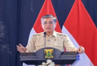 Menteri Ketenagakerjaan Yassierli saat membuka program Tailor Made Training Batch 2 di Sukabumi, Jawa Barat, Minggu (11/10/2026). (Dok. Ho/RadarBangsa.co.id)