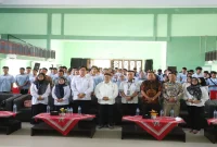 Staf Khusus Menteri Ketenagakerjaan Sukro Muhab saat membuka Pelatihan Berbasis Kompetensi Non-Batch 5 di BPVP Banyuwangi, Jawa Timur, Senin (19/10/2026). (Dok. Ho/RadarBangsa.co.id)