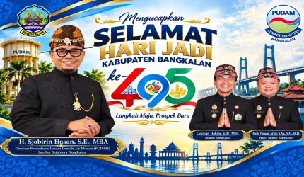 Pudam Sumber Sejahtera Bangkalan Mengucapkan Selamat Hari Jadi Kabupaten Bangkalan Ke-495 ‘Langkah Maju, Prospek Baru’