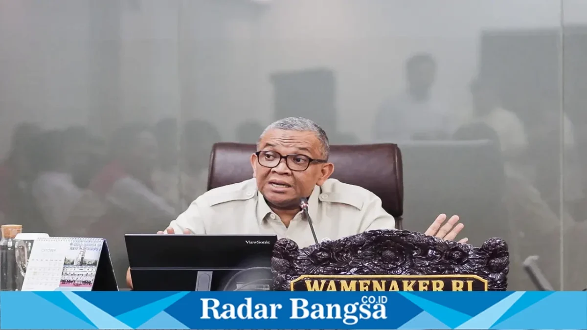 Wakil Menteri Ketenagakerjaan Afriansyah Noor menerima audiensi perwakilan FSPGI di Kantor Kemnaker, Jakarta, Kamis (29/10/2026). (Dok. Ho/RadarBangsa.co.id)