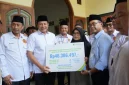 Penyerahan santunan  olej Bupati Sidoarjo ke rumah duka, (Dok Foto Ho/RadarBangsa.co.id)