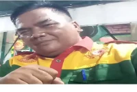 Tedy Eka Fujiyanto, Ketua DPD LSM BPPI Kabupaten Indramayu, menyampaikan imbauan terkait penandatanganan BAST bantuan bibit padi program PM-AAS di Indramayu. (Dok. Ho/RadarBangsa.co.id)
