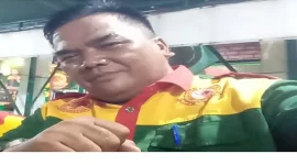 Tedy Eka Fujiyanto, Ketua DPD LSM BPPI Kabupaten Indramayu, menyampaikan imbauan terkait penandatanganan BAST bantuan bibit padi program PM-AAS di Indramayu. (Dok. Ho/RadarBangsa.co.id)