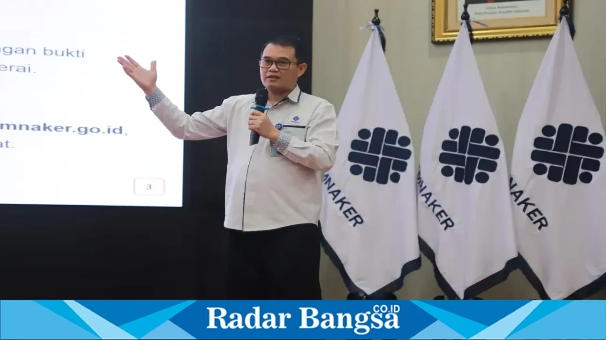 Informasi program pelatihan vokasi bagi pekerja terdampak PHK yang diselenggarakan Kementerian Ketenagakerjaan. (Dok. Ho/Kemnaker/RadarBangsa.co.id).