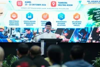 Wakil Bupati Pasuruan Shobih Asrori membuka kegiatan Training Needs Analysis dunia usaha dan industri di Kabupaten Pasuruan. (Dok. Ho/Disnaker Kabupaten Pasuruan/RadarBangsa.co.id).