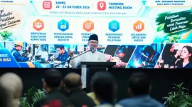 Wakil Bupati Pasuruan Shobih Asrori membuka kegiatan Training Needs Analysis dunia usaha dan industri di Kabupaten Pasuruan. (Dok. Ho/Disnaker Kabupaten Pasuruan/RadarBangsa.co.id).