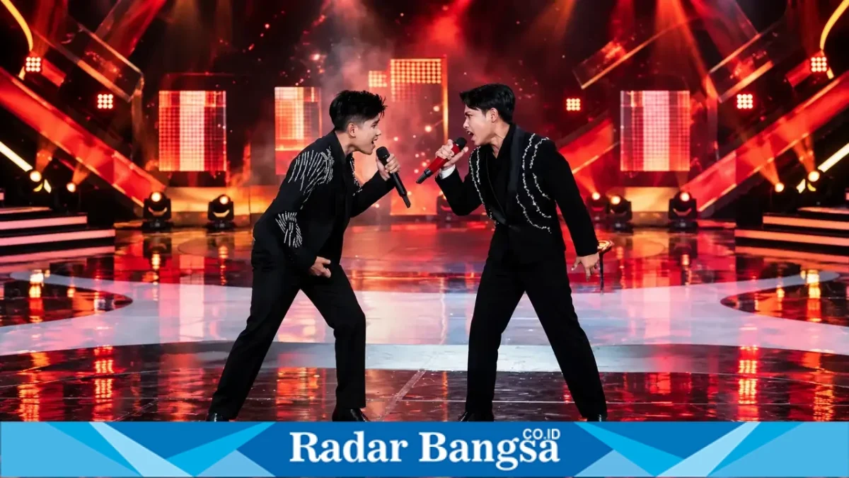 Valen dan Azio tampil berduet membawakan lagu “Mahal” pada Top 12 Malam Kedua Show, Kamis (15/10/2026). (Dok. Ho/RadarBangsa.co.id)