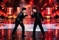 Valen dan Azio tampil berduet membawakan lagu “Mahal” pada Top 12 Malam Kedua Show, Kamis (15/10/2026). (Dok. Ho/RadarBangsa.co.id)