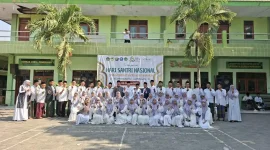 Kegiatan peringatan Hari Santri Nasional 2026 oleh YPP Al Munawwaroh, Kecamatan Kembangbahu, Kabupaten Lamongan. (Dok. Ho/RadarBangsa.co.id)