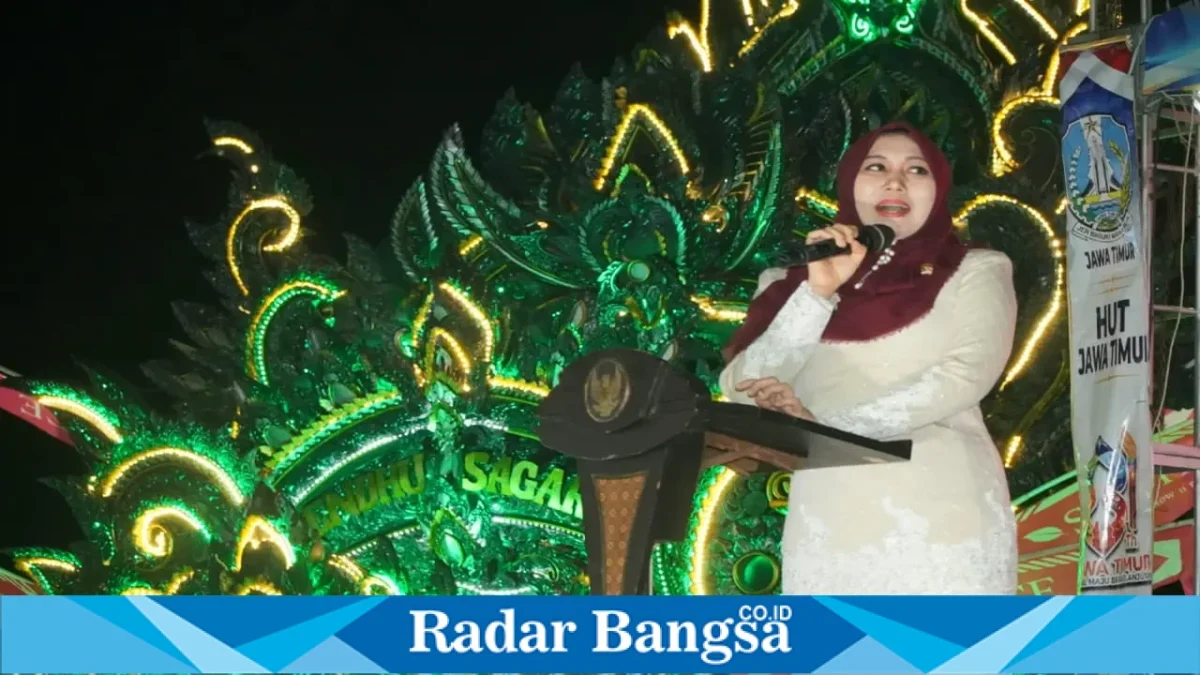 Anggota DPD RI Lia Istifhama menghadiri Media Expo 2026 di Kabupaten Sumenep, Selasa (27/10/2026). (Foto Ho/RadarBangsa.co.id).