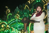 Anggota DPD RI Lia Istifhama menghadiri Media Expo 2026 di Kabupaten Sumenep, Selasa (27/10/2026). (Foto Ho/RadarBangsa.co.id).