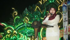 Anggota DPD RI Lia Istifhama menghadiri Media Expo 2026 di Kabupaten Sumenep, Selasa (27/10/2026). (Foto Ho/RadarBangsa.co.id).