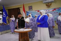 Pengukuhan kepengurusan DPC IWAPI Kota Probolinggo periode 2026–2031 di Bale Hinggil Lantai 2, Rabu (21/10/2026). (Dok. Ho/RadarBangsa.co.id)