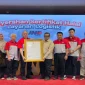 Peresmian sertifikasi halal layanan logistik JNE di Ballroom Kantor Pusat JNE, Jakarta Barat, pada Oktober 2026. (Dok. Ho/RadarBangsa.co.id)