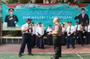 Kapolres Lamongan memberikan edukasi kepada siswa dalam kegiatan Polisi Peduli Pendidikan di SMPN 1 Lamongan, Senin (26/10/2026). (Dok. Ho/RadarBangsa.co.id).