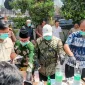 Pemusnahan barang bukti dari 115 perkara pidana yang telah berkekuatan hukum tetap di halaman Kantor Kejari Kabupaten Pasuruan, Bangil, Kamis (15/10/2026). 