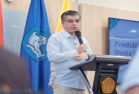 Menteri Ketenagakerjaan Yassierli saat menyampaikan program pelatihan vokasi dalam Rakernas FTPVI 2026 di Jakarta, Selasa (13/10/2026). (Dok. Ho/RadarBangsa.co.id)