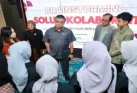 Menteri Ketenagakerjaan Yassierli saat menyampaikan pandangan dalam acara Brainstorming GNIK Academy di Jakarta, Sabtu (17/10/2026). (Dok. Ho/RadarBangsa.co.id)