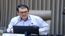 Layanan konsultasi dan pendampingan pendaftaran mitra MagangHub Kemnaker di Aula Gedung Vokasi, Jakarta Selatan, Jumat (16/10/2026). (Dok. Humas Kemnaker)