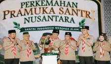 Gubernur Jawa Timur Khofifah Indar Parawansa saat mendampingi pembukaan PPSN VI Tahun 2026 di Kabupaten Malang, Kamis (1/10) malam. (Dok. Ho/RadarBangsa.co.id)