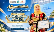 Khofifah Raih Leadership Award Amerta Nutrition 2026, Penanganan Stunting Jadi Sorotan