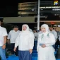 Gubernur Jawa Timur Khofifah Indar Parawansa menghadiri acara kenal pamit Kapolda Jatim di Mapolda Jatim, Surabaya, Selasa (13/10). (Dok. Ho/RadarBangsa.co.id)
