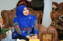 Lia Istifhama saat mengenakan batik dalam kegiatan publik, Jumat (2/10/2026). (Dok. Ho/RadarBangsa.co.id)