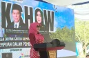 Lia Istifhama menyampaikan gagasan demokrasi hijau dalam kegiatan GAS Pemuda di Surabaya. (Dok. Ho/RadarBangsa.co.id).