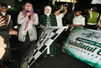 Suasana kegiatan Kirab Hari Santri 2026 yang diselenggarakan PRNU Kedung Asem, Probolinggo. (Dok foto /RadarBangsa.co.id).