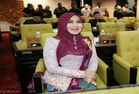 Anggota DPD RI Lia Istifhama menghadiri rapat paripurna istimewa peringatan HUT ke-81 Provinsi Jawa Timur di Gedung DPRD Jawa Timur, Surabaya, Senin (12/10/2026). 