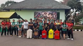 Yonarmed 8/Uddhata Yudha Jember menggelar lomba burung berkicau Uddhata Kicau untuk memeriahkan HUT ke-81 TNI, Minggu (25/10/2026). (Dok. Ho/Yonarmed 8/RadarBangsa.co.id).